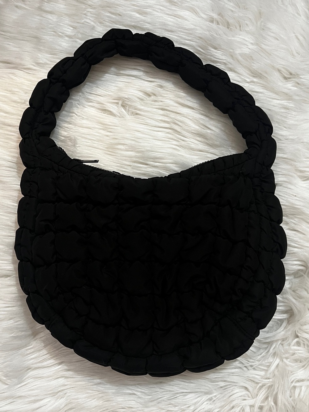 COS Quilted Mini Bag - Black
